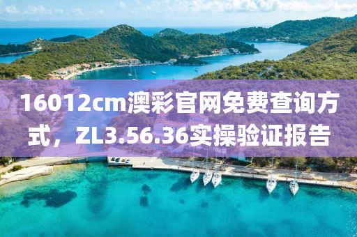16012cm澳彩官网免费查询方式，ZL3.56.36实操验证报告