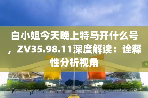 白小姐今天晚上特马开什么号，ZV35.98.11深度解读：诠释性分析视角