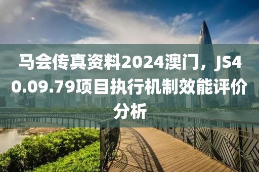 马会传真资料2024澳门，JS40.09.79项目执行机制效能评价分析