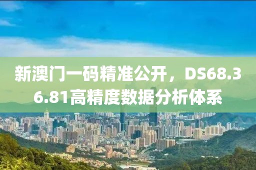 新澳门一码精准公开，DS68.36.81高精度数据分析体系