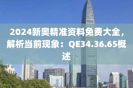 2024新奥精准资料免费大全，解析当前现象：QE34.36.65概述