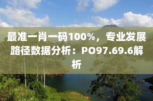 最准一肖一码100%，专业发展路径数据分析：PO97.69.6解析