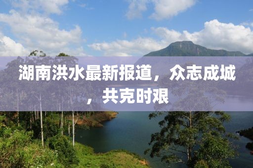 湖南洪水最新报道，众志成城，共克时艰