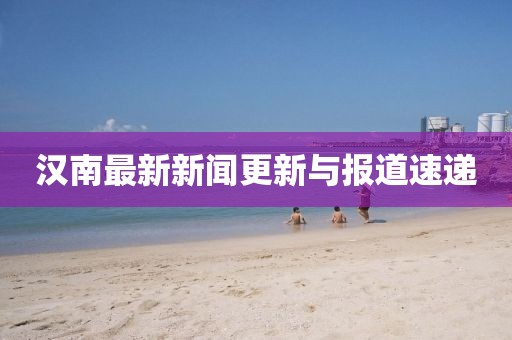 汉南最新新闻更新与报道速递