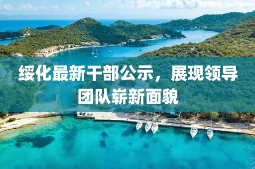绥化最新干部公示，展现领导团队崭新面貌