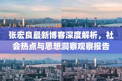 张宏良最新博客深度解析，社会热点与思想洞察观察报告