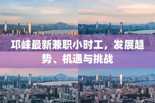 邛崃最新兼职小时工，发展趋势、机遇与挑战