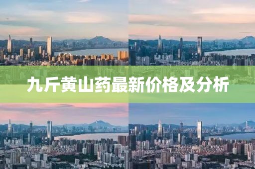 九斤黄山药最新价格及分析
