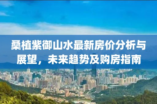 桑植紫御山水最新房价分析与展望，未来趋势及购房指南