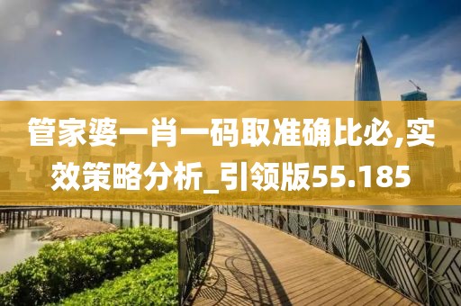 管家婆一肖一码取准确比必,实效策略分析_引领版55.185