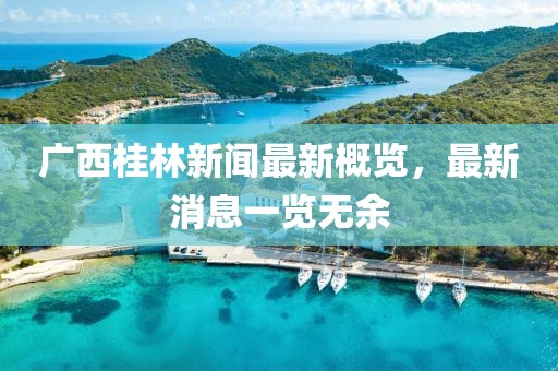 广西桂林新闻最新概览，最新消息一览无余