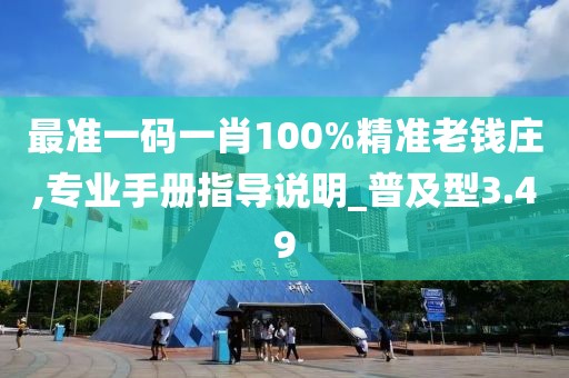 最准一码一肖100%精准老钱庄,专业手册指导说明_普及型3.49
