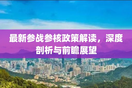 最新参战参核政策解读，深度剖析与前瞻展望