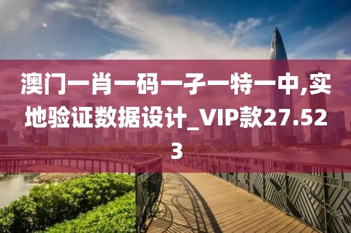 澳门一肖一码一孑一特一中,实地验证数据设计_VIP款27.523