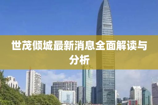 世茂倾城最新消息全面解读与分析