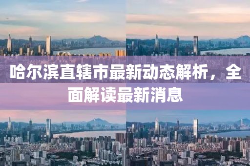 哈尔滨直辖市最新动态解析，全面解读最新消息