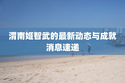 渭南姬智武的最新动态与成就消息速递