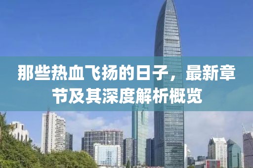 那些热血飞扬的日子，最新章节及其深度解析概览
