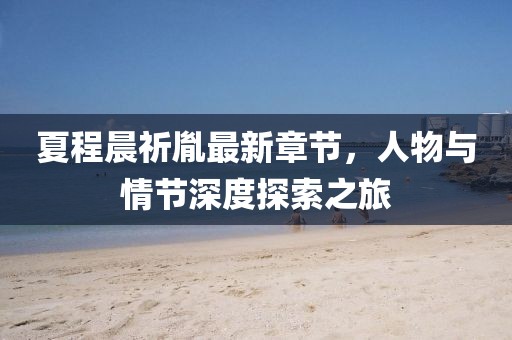 夏程晨祈胤最新章节，人物与情节深度探索之旅