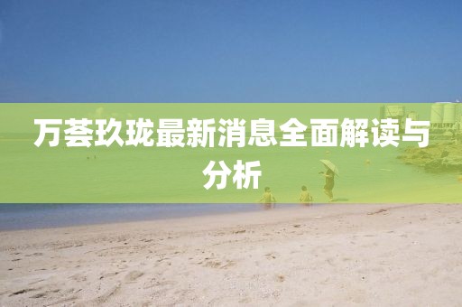 万荟玖珑最新消息全面解读与分析