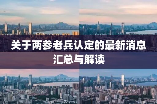 关于两参老兵认定的最新消息汇总与解读