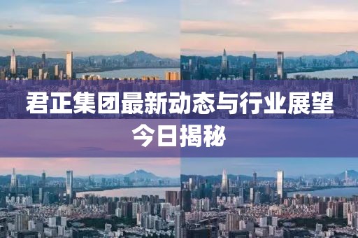 君正集团最新动态与行业展望今日揭秘