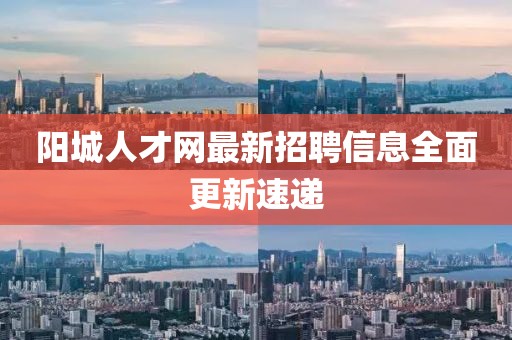 阳城人才网最新招聘信息全面更新速递