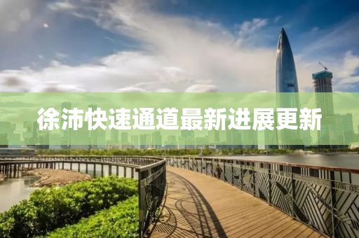 徐沛快速通道最新进展更新
