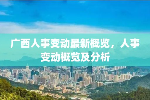 广西人事变动最新概览，人事变动概览及分析