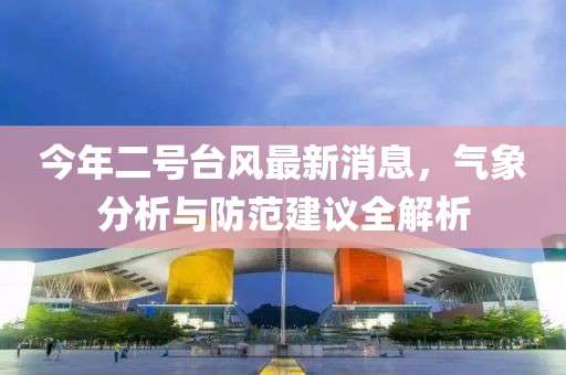 今年二号台风最新消息，气象分析与防范建议全解析