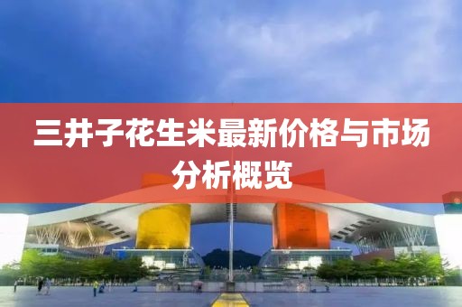 三井子花生米最新价格与市场分析概览