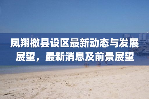 凤翔撤县设区最新动态与发展展望，最新消息及前景展望