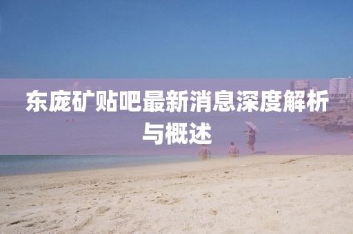 东庞矿贴吧最新消息深度解析与概述