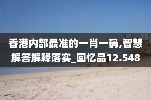 香港内部最准的一肖一码,智慧解答解释落实_回忆品12.548
