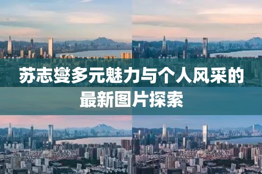 苏志燮多元魅力与个人风采的最新图片探索