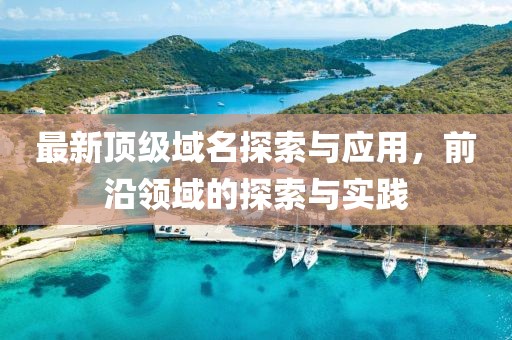最新顶级域名探索与应用，前沿领域的探索与实践