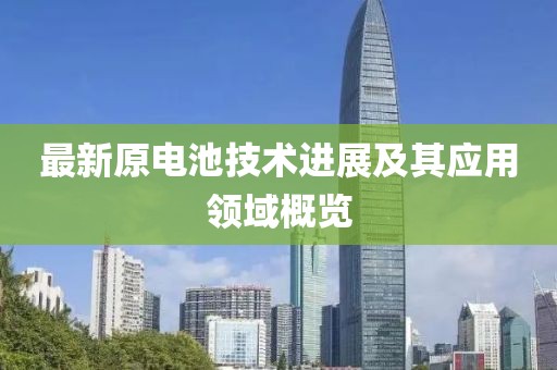 最新原电池技术进展及其应用领域概览