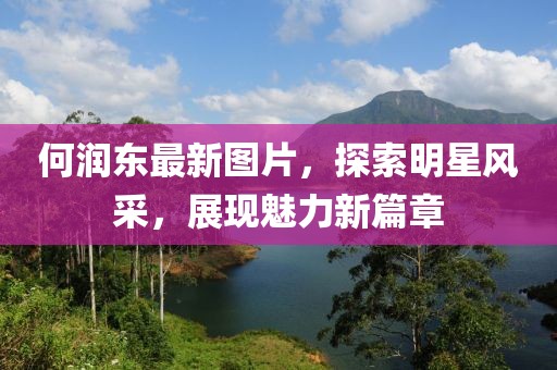何润东最新图片，探索明星风采，展现魅力新篇章