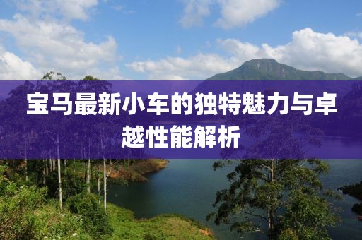 宝马最新小车的独特魅力与卓越性能解析