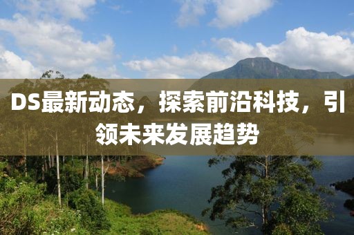 DS最新动态，探索前沿科技，引领未来发展趋势