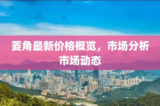 菱角最新价格概览，市场分析市场动态