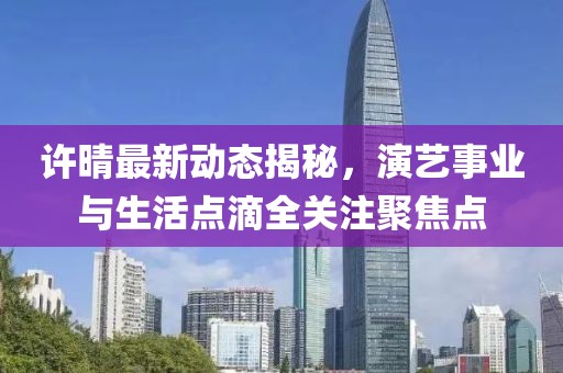 许晴最新动态揭秘，演艺事业与生活点滴全关注聚焦点
