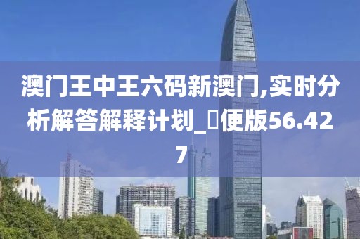 澳门王中王六码新澳门,实时分析解答解释计划_簡便版56.427