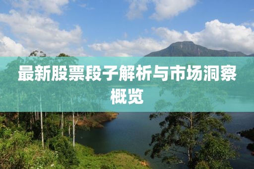 最新股票段子解析与市场洞察概览