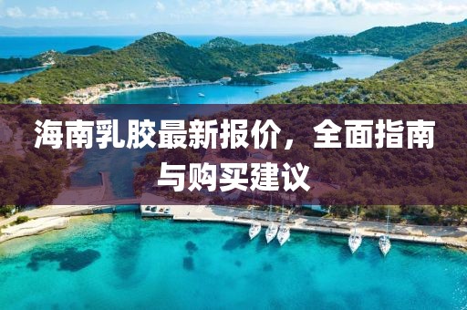 海南乳胶最新报价，全面指南与购买建议