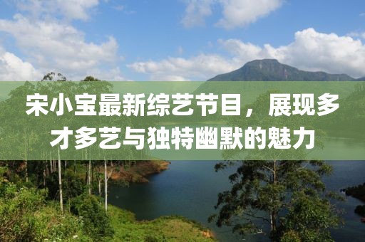 宋小宝最新综艺节目，展现多才多艺与独特幽默的魅力