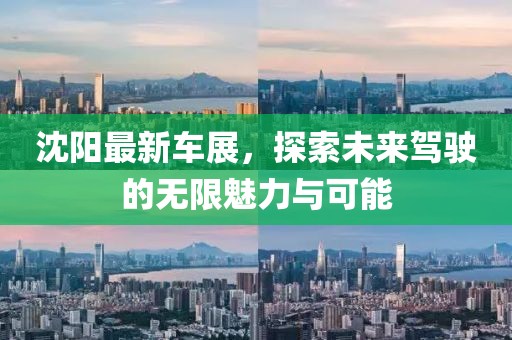沈阳最新车展，探索未来驾驶的无限魅力与可能