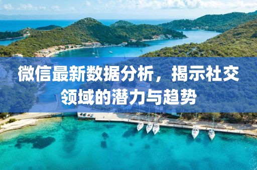 微信最新数据分析，揭示社交领域的潜力与趋势