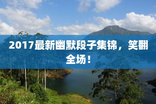2017最新幽默段子集锦，笑翻全场！