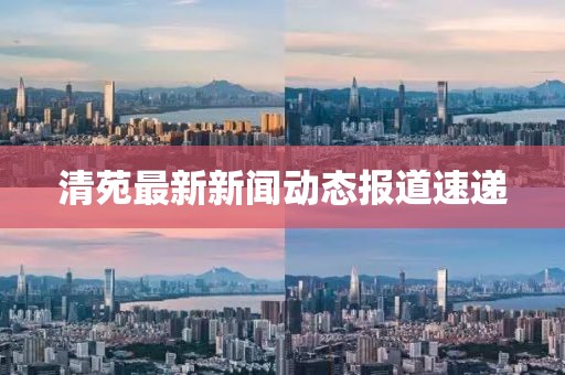 清苑最新新闻动态报道速递